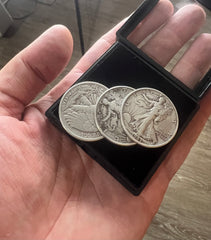 Dual Position Magnetic Coin Set by Ted Bogusta