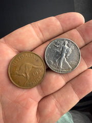 Connie Haden Walking Liberty Australian Penny Set