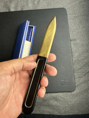 Dr. Jaks Brass Billet Knife