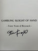 Gambling Sleight Of Hand by Steve Forte