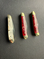 Bob Chesbro CRIMSON PEARL Color Changing Knives