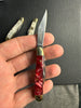 Bob Chesbro CRIMSON PEARL Color Changing Knives